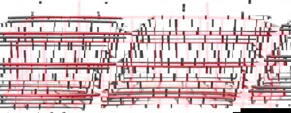 Peg Board/Slatwall Basket: Rectangular